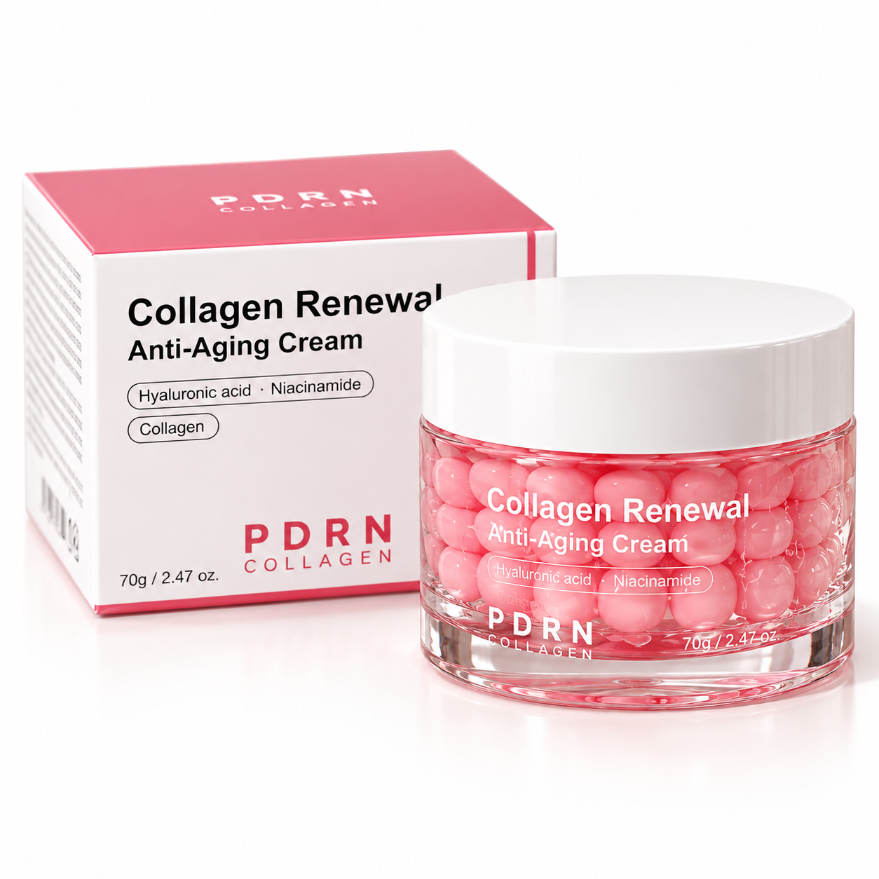 PDRN Collagen Renewal Anti-Aging Cream – Intensive Feuchtigkeit & Glow 70g