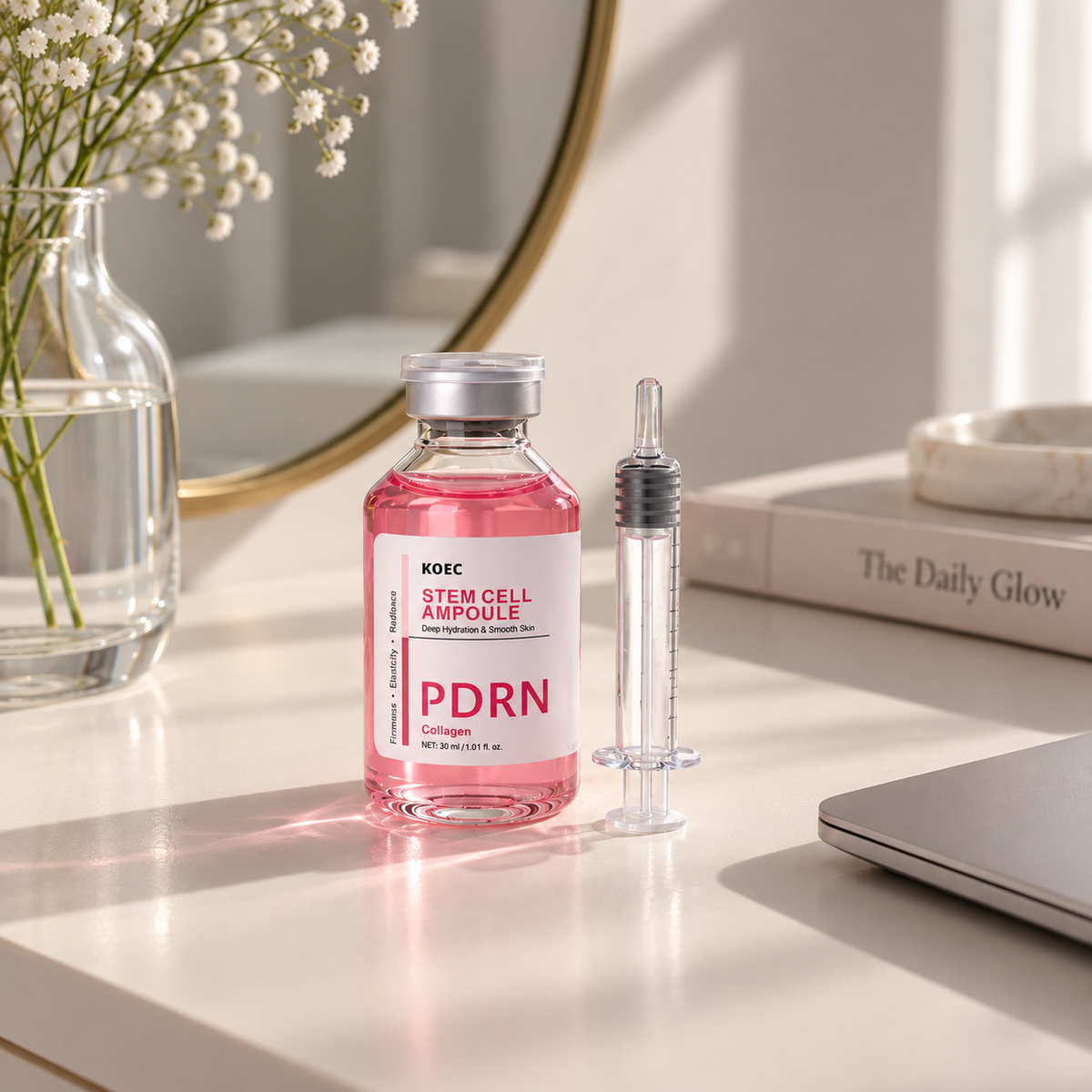 PDRN Stammzellen Ampulle – Feuchtigkeitsserum mit Kollagen | 30 ml