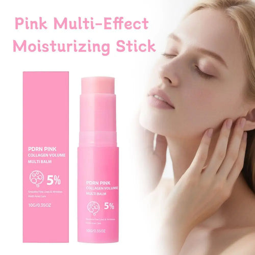 plastik PDRN Pink Collagen Multi Balm Stick NAD+Serum+Moisturizer Face Cream Skin Booster Collagen Wrinkle Face Body Hydrating Firming